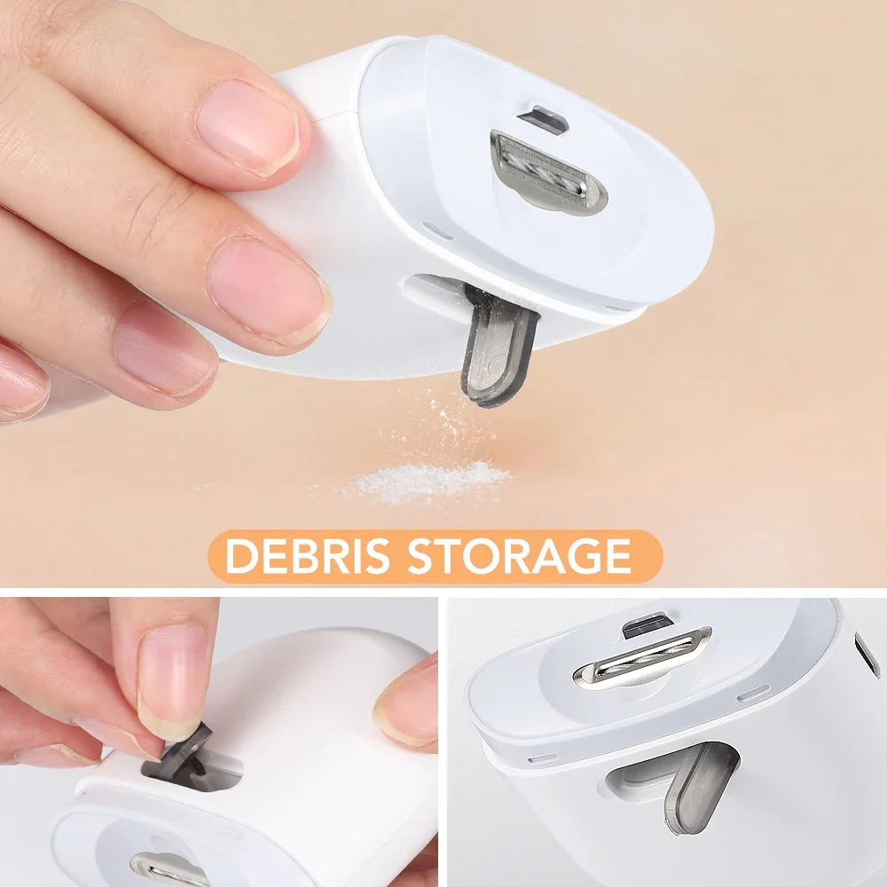 AFDEAL Electric Nail Clipper LED Light – Baby, Adult & Pet