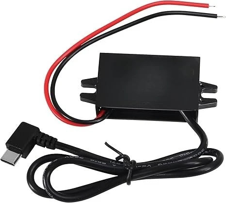 12V To 5V 3A 15W Buck Converter Module DC To DC Regulator Car Power Converter With Wire Interface For Car LED Display Car Radio Oasis Select Single-90 Degree 12V 5V 3A