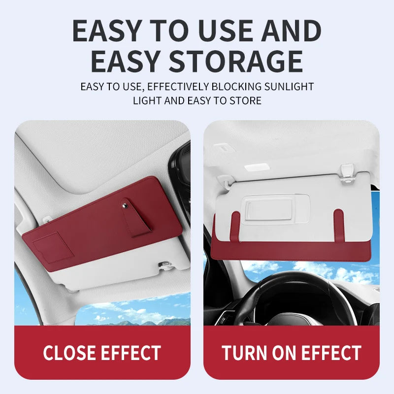 Car Sun Visor Extender – Adjustable UV & Glare Blocker
