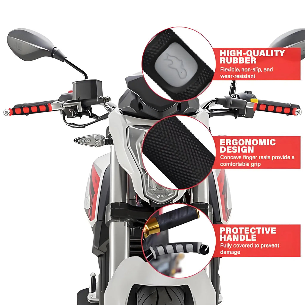 Motorcycle Brake & Clutch Lever Silicone Cover | Anti-Slip Grip