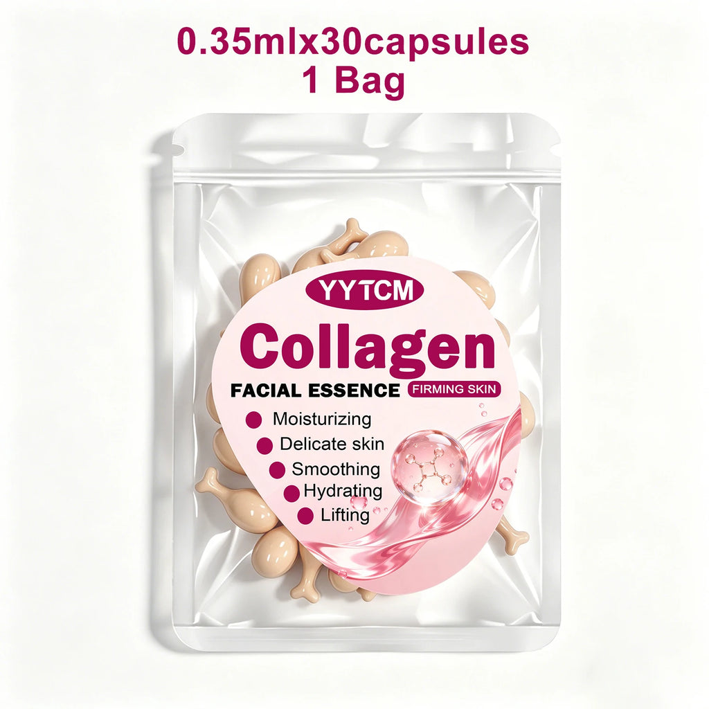 Collagen Capsule Serum – Firming, Hydrating & Nourishing Collagen Face Serum Oasis Select 1 bag 30pcs