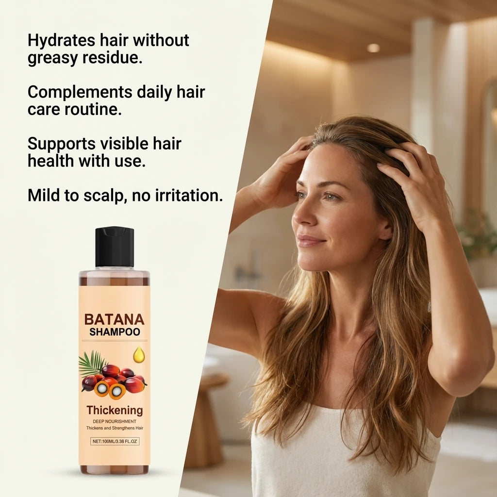 Batana Oil Shampoo – Hydrating, Volumizing & Oil Control Hair Care Shampoo Oasis Select