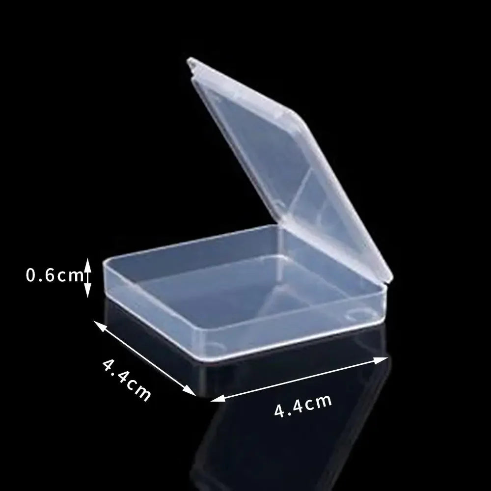 1pc 6 Grids Compartments Plastic Transparent Organizer Jewel Bead Case Cover Container Storage Box For Jewelry Pill Coin Sundry Oasis Select Transparent9