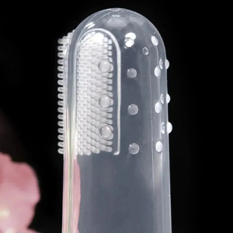 1/2/3/4pcs Silicone Finger Toothbrush Suitable For Dogs And Cats-Teeth Care Easy To Clean Teeth Cleaning Tool Oral Care Tool Oasis Select