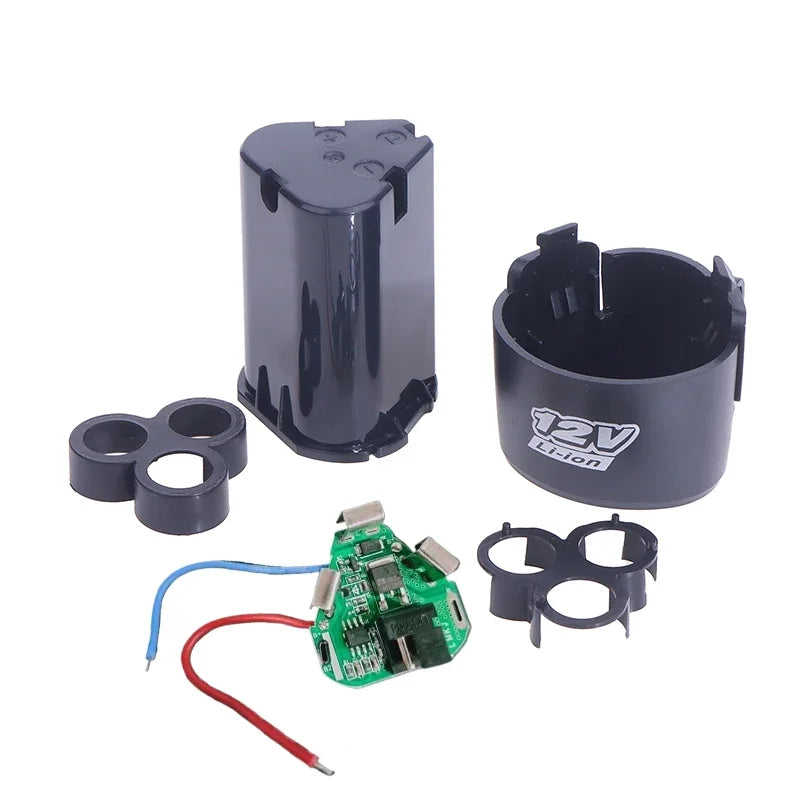 BMS 18650 Lithium Box Circuit Pack Shell Case Bracket Hand Drill Power Li-ion Battery Protection Board 3S 12V DC Electric Tool Oasis Select