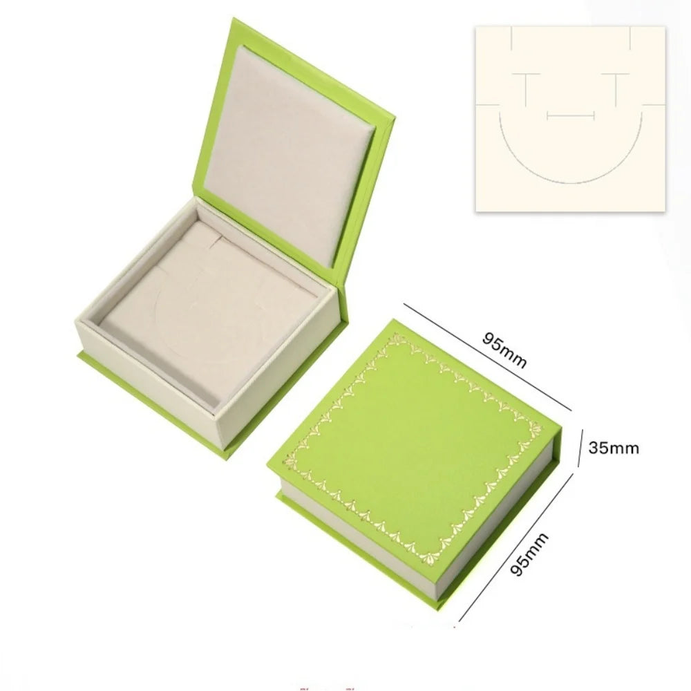 Creative Flip Cover Book Shaped Jewelry Box Earrings Ring Necklace Storage Case with Sponge Women Portable Travel Jewelry Holder Oasis Select Green 4