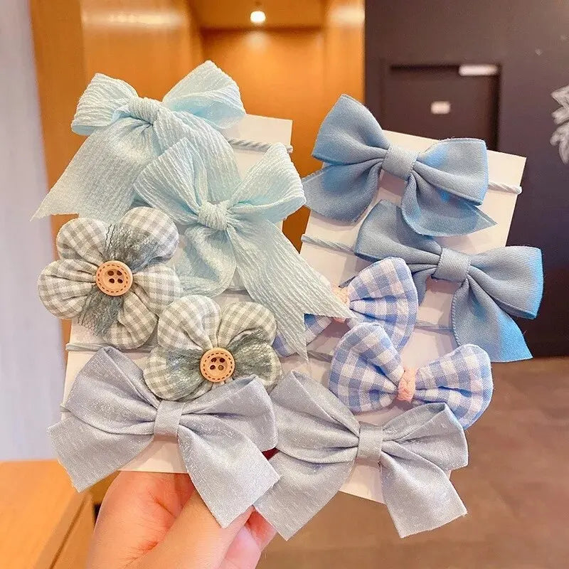 10pcs Aesthetic Hair Scrunchies – Cute Elastic Hair Ties, Soft Fabric Hair Bands, Stylish Headbands for Everyday Wear Oasis Select 10pcs-3