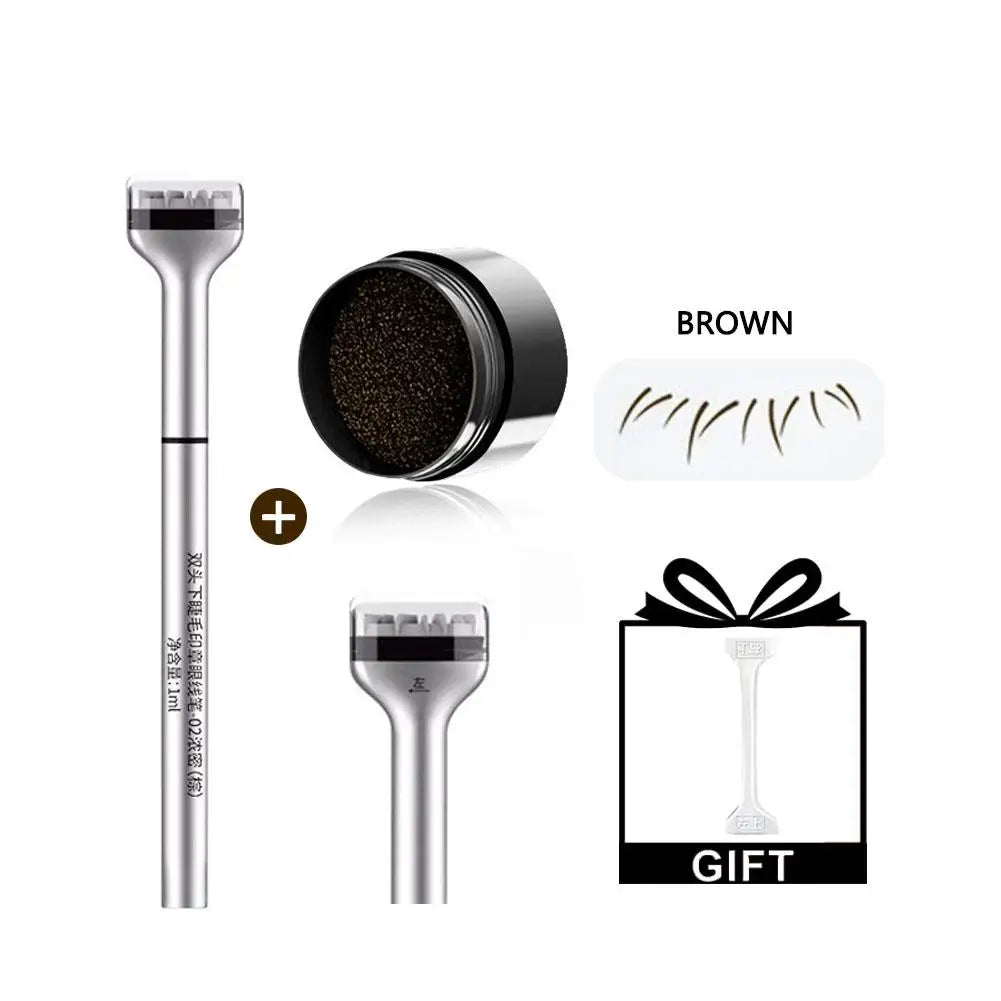2-in-1 Lower Eyelash Stamp Mascara Stick – Natural & Waterproof Eyelash Stamp Tool Oasis Select