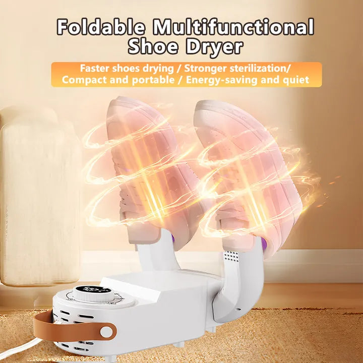 AFDEAL Portable Shoe Dryer | PTC Heat, Timer, Flex Hose