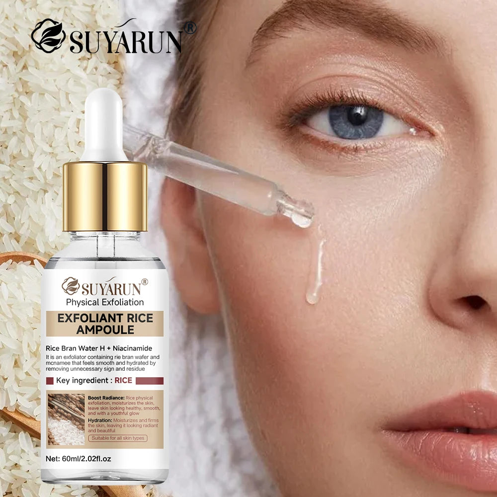 SUYARUN Rice Exfoliating Essence – Brightening Hydrating Gel