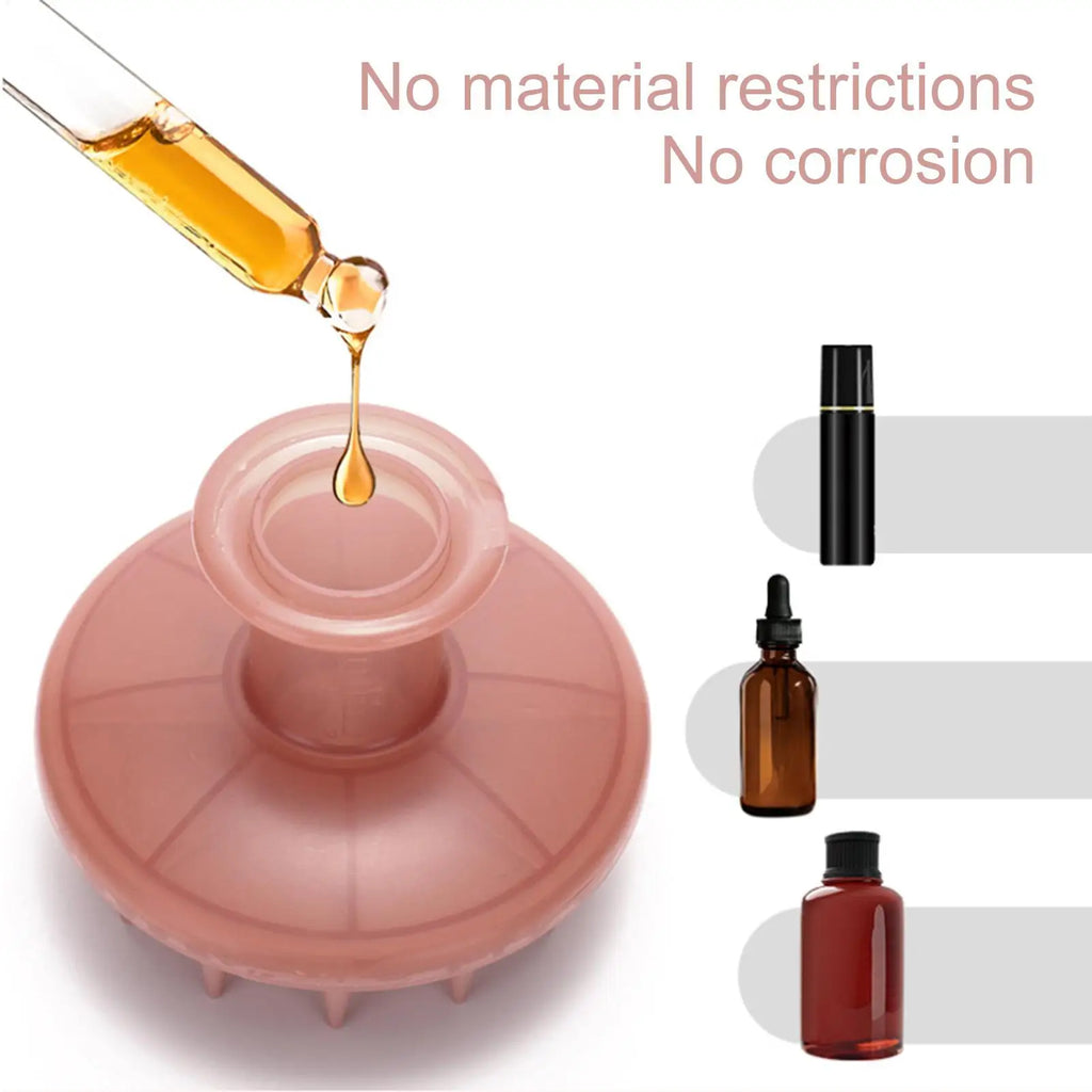 Head Massage Care Brush Multifunctional Silicone Scalp Applicator Hair Care Essential Oil Liquid Guid Comb Shampoo Dispense Oasis Select