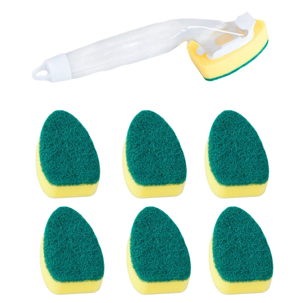 Dish Wand Soap Brush & Sponge Refills | Kitchen Scrubber Set