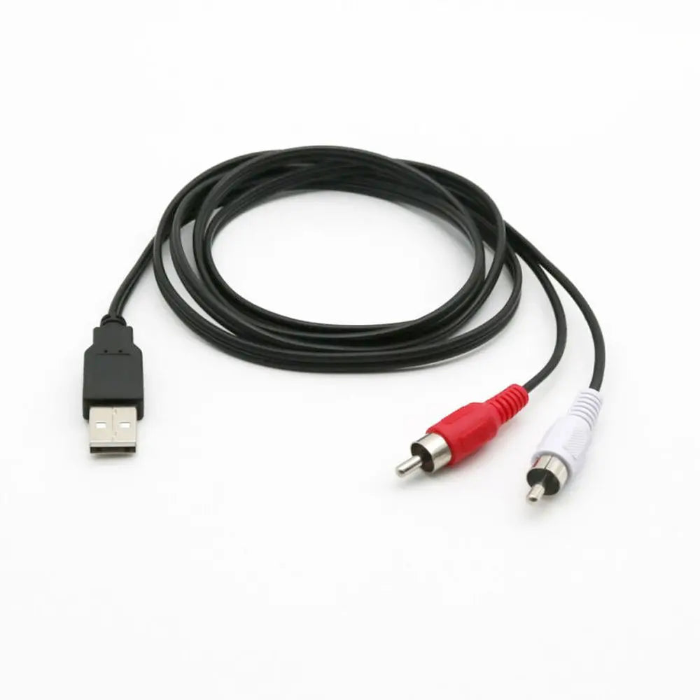 Male Plug USB Male to RCA Male Female Socket Extension Cable Audio Cable Video Extension Cables USB Female to RCA Male Cable Oasis Select style 1