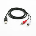 Male Plug USB Male to RCA Male Female Socket Extension Cable Audio Cable Video Extension Cables USB Female to RCA Male Cable Oasis Select style 1