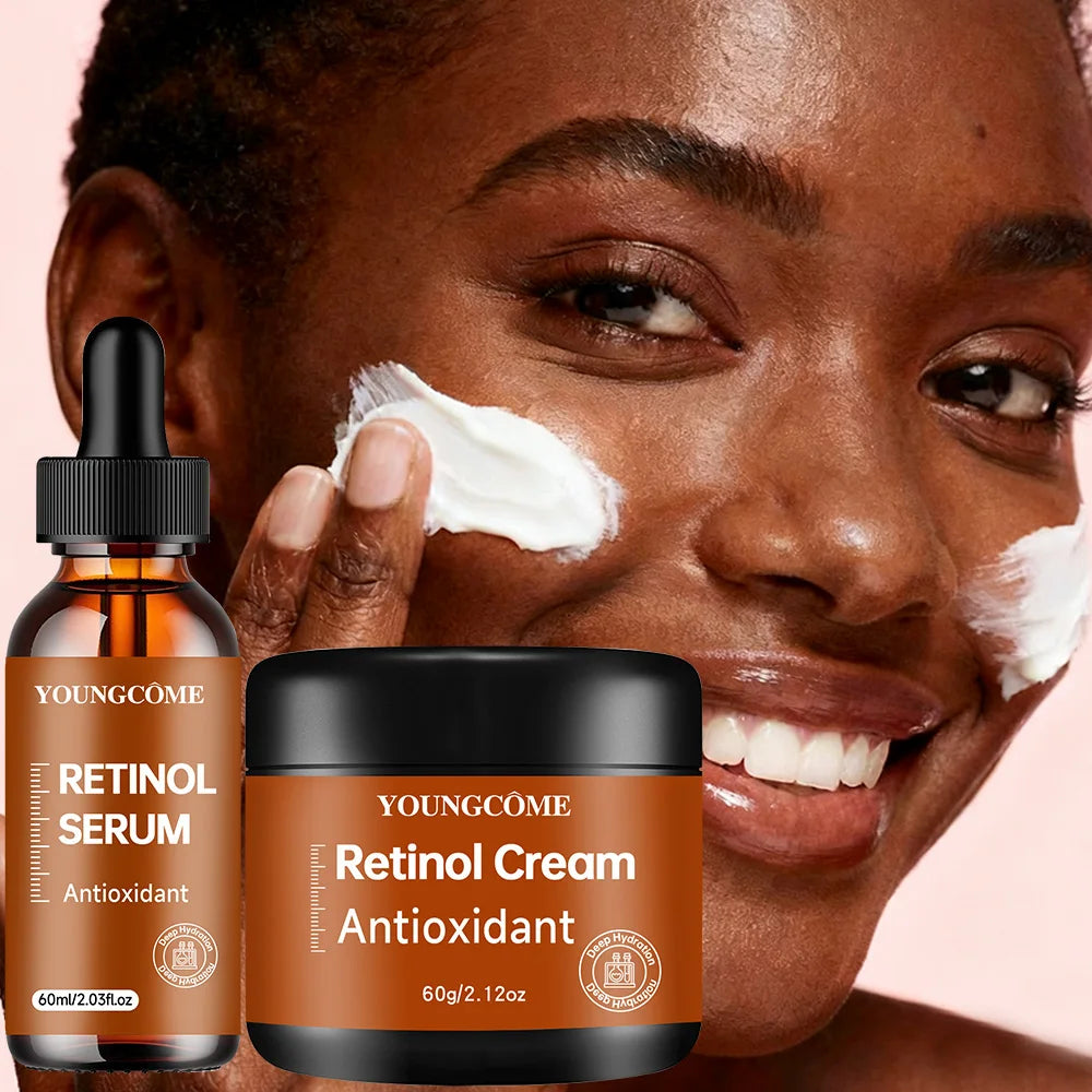 YOUNGCOME Retinol Cream & Serum Set – Anti-Aging Skin Care Retinol Skin Care Set Oasis Select