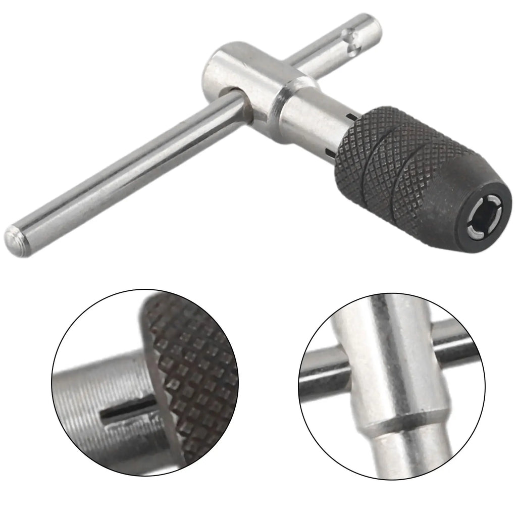 Adjustable T Type Tap Wrench Hand Thread Tap Holder For M3-M6 M5-M8 M6-M12 Mechanical Workshop Tools Hand Tool Oasis Select