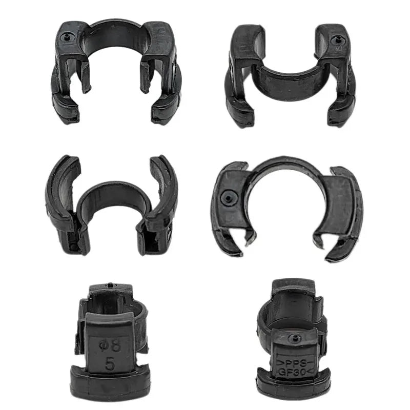 Durable Plastic 1/2set A/C Condensor Hard Line Lock Clamp Clip For Toyota 2018-2022 88718-1E150 Air Conditioning Duct Buckle Oasis Select