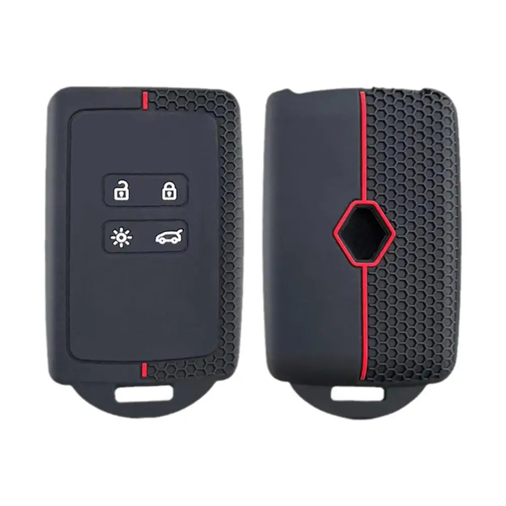 Silicone Car Key Cover For Renault Captur Koleos Kadjar Arkana Megane Dacia Duster Sandero Stepway Smart Remote Control Fob Cas Oasis Select A