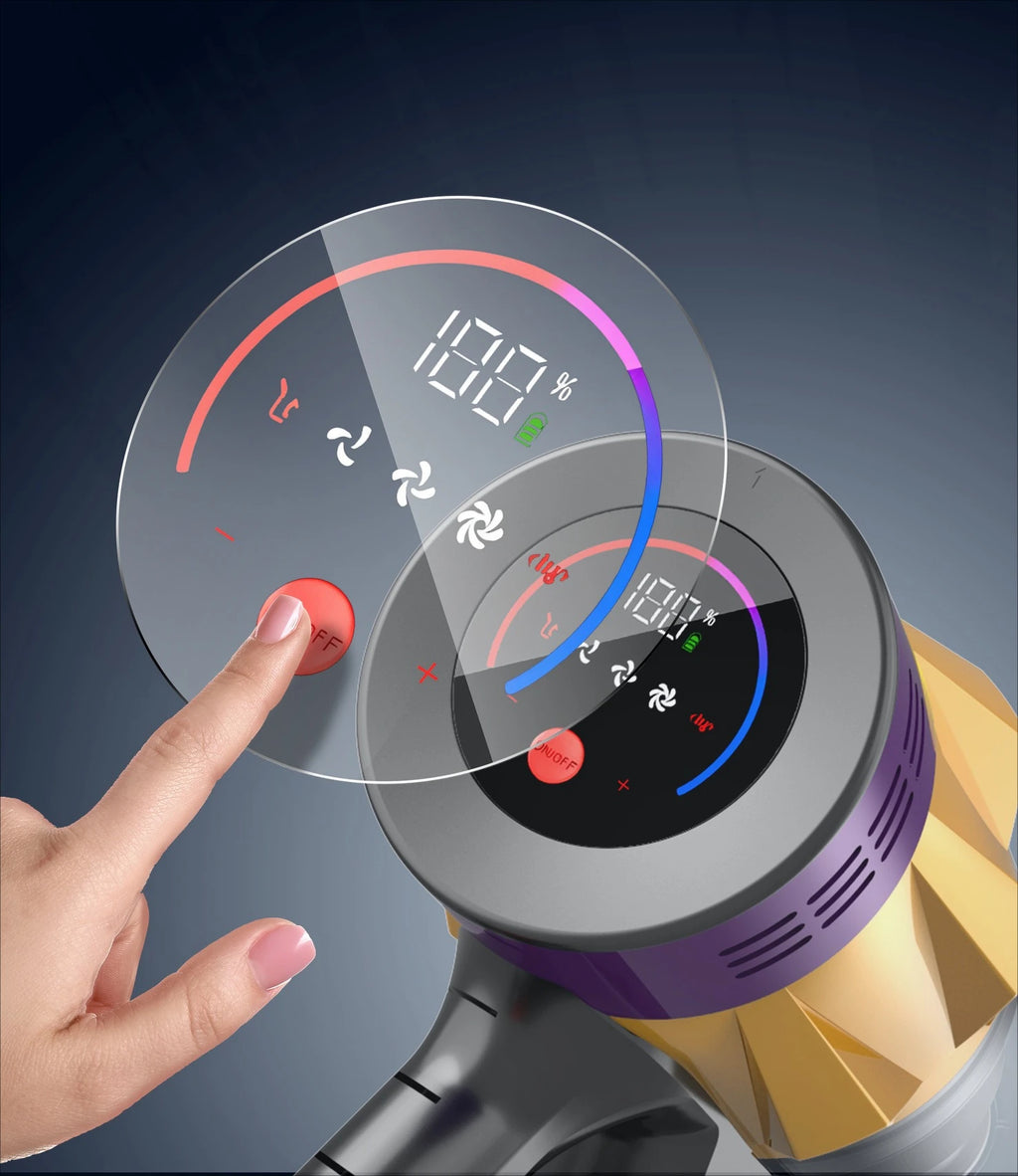 GUOHE 550W Cordless Handheld Vacuum – 35000Pa HEPA Pet Hair