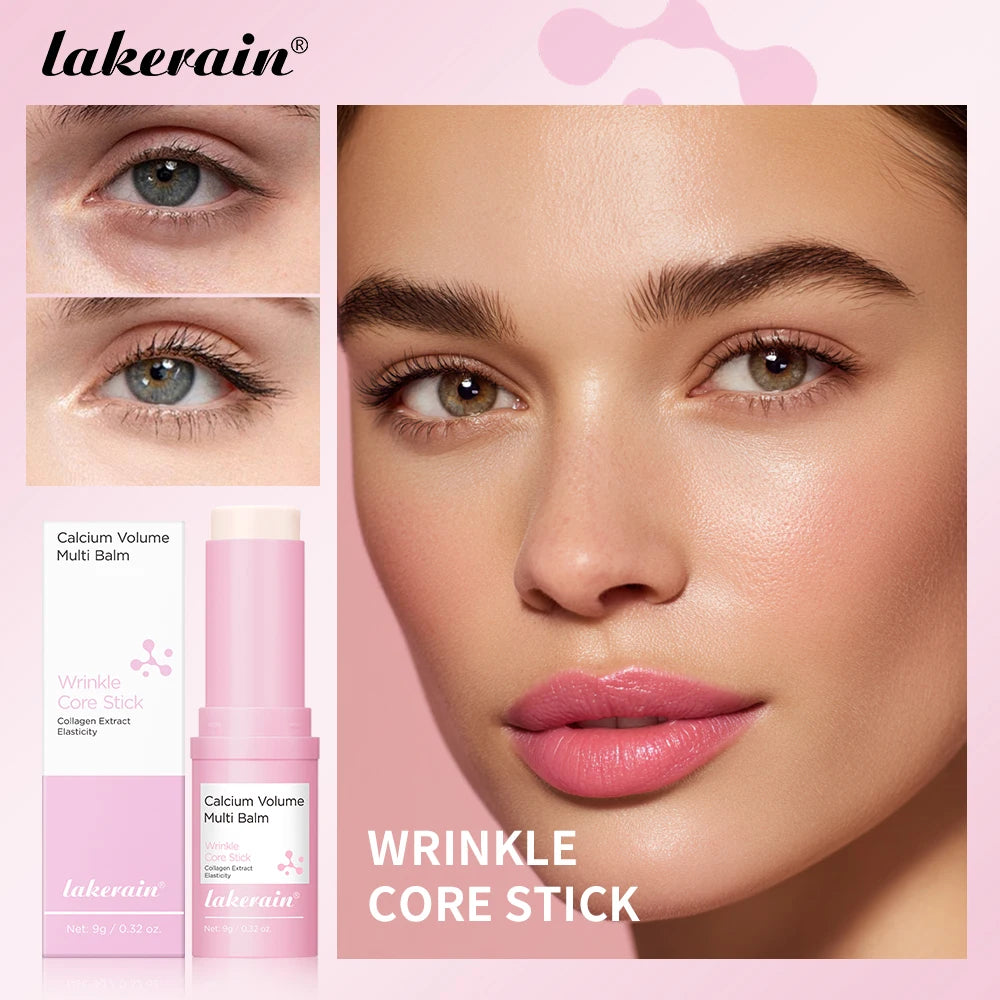 Lakerain Calcium Volume Multi Balm Improve Eye Wrinkle Cream Texture Non-Sticky Deep Moisturizing Brightens Soothes Eye Skin Oasis Select
