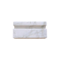 Marble Business Card Holder Stable Support Thickened Mobile Phone Holder Elegant Desktop Card Stand Organizer Trade Shows Oasis Select White