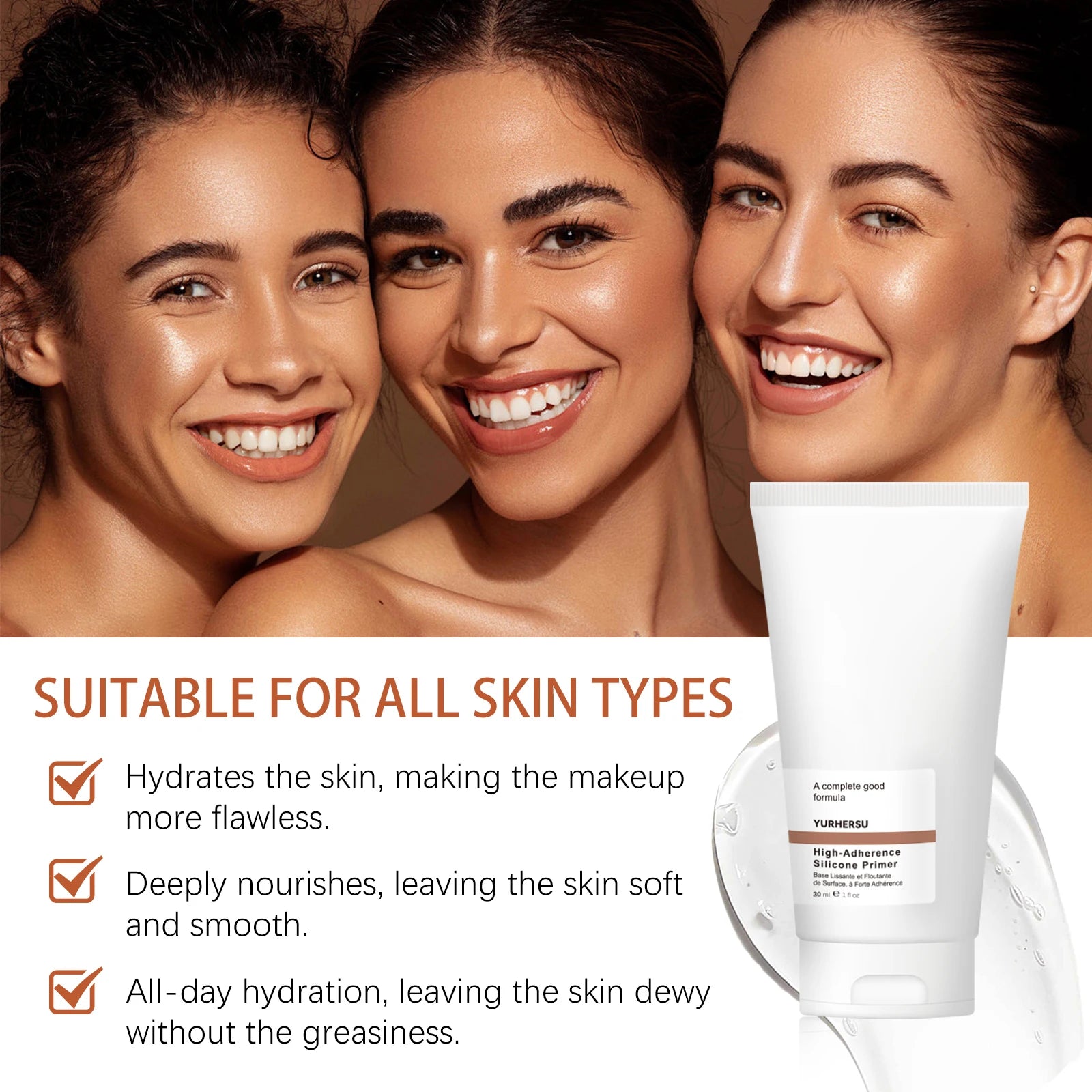 Hydrating Face Primer for Dry Skin – Smooth, Flake-Free Makeup Hydrating Face Primer Oasis Select
