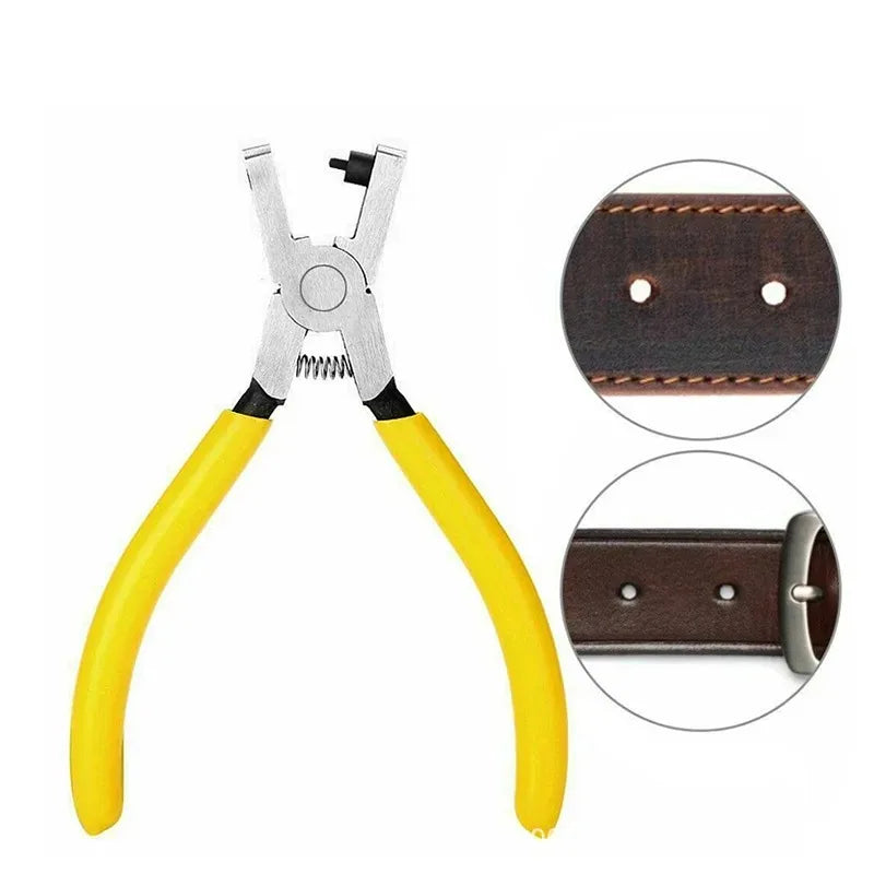 Portable Leather Hole Punch Pliers Universal Strap Belt Punching Tool Heavy Duty Watch Band Craft Accessories Oasis Select