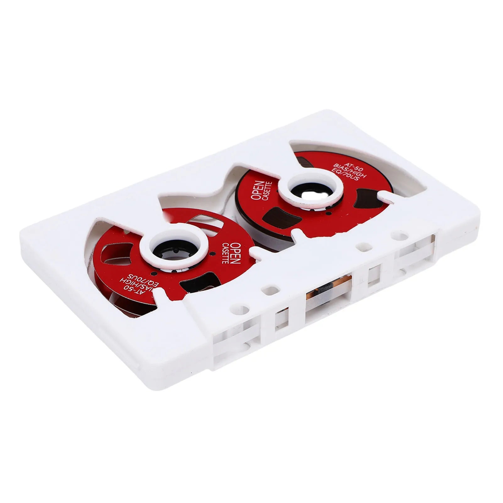 Blank Cassette Tape Reel to Reel Blank Cassette Tape Double Sided 50 Minute Music Recording Cassette Tape with Transparent Box Oasis Select