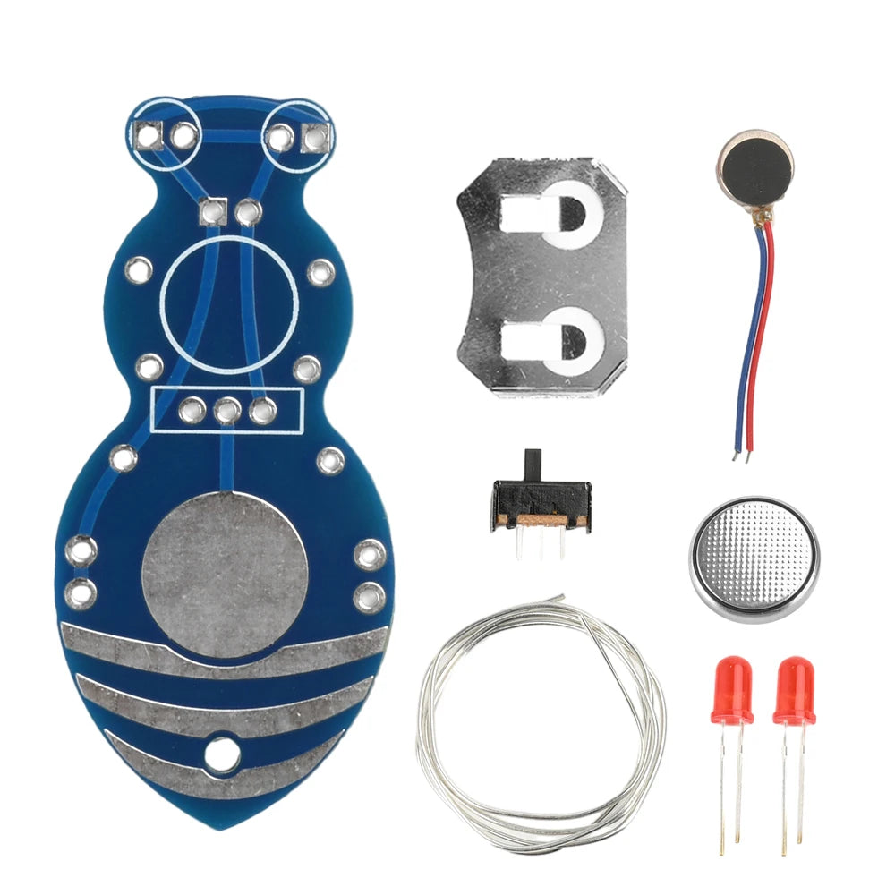 Insect Model Electronic DIY kit Beginners Exercise Welding PCB Built-in Vibration Motor Fun Creative Gifts for Electronic Sports Oasis Select