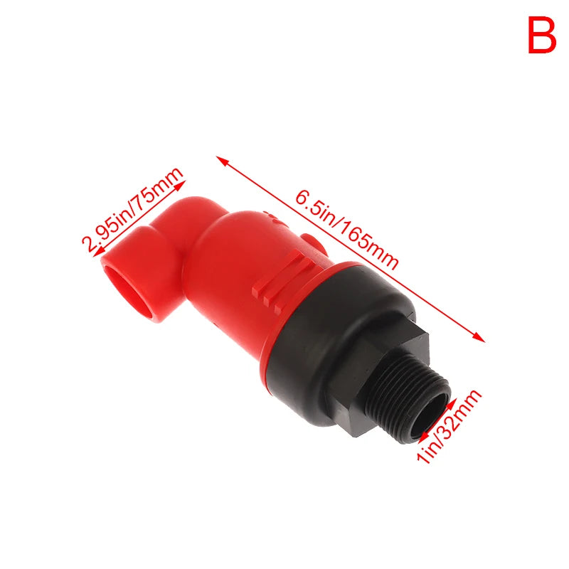3/4″ 1″ 1.5″ Plastic Automatic Exhaust Valve Plastic Thread Air Valve Intake Exhaust Valve Accessories Simple Vent Valve Oasis Select B