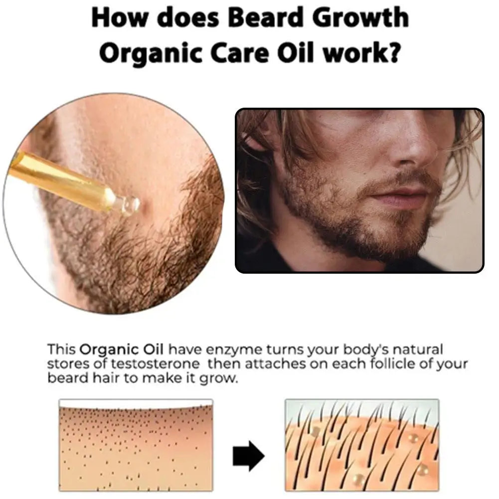 Eelhoe 30ml Beard Growth Oil – Thicken, Soften & Nourish Beard Growth Oil Oasis Select