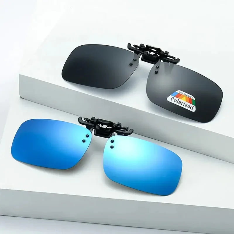 Polarized Sunglasses Clips Glasses Clip Driving Night Vision Eyeglasses UV400 Outdoor Shades High Definition Sun Glasses Clips Oasis Select