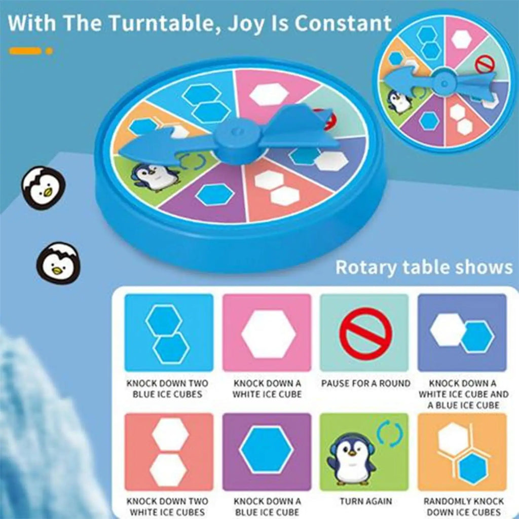 Save Penguin Knocking Ice Toy Ice Breaker Knocking And Disassembling Wall Board Game Novelty family Game Interactive Toy Oasis Select
