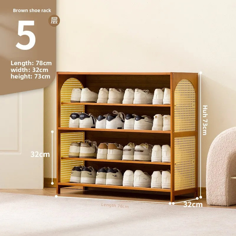 Simple Shoe Cabinet Home Door Multi-layer Baffle Rack Corridor