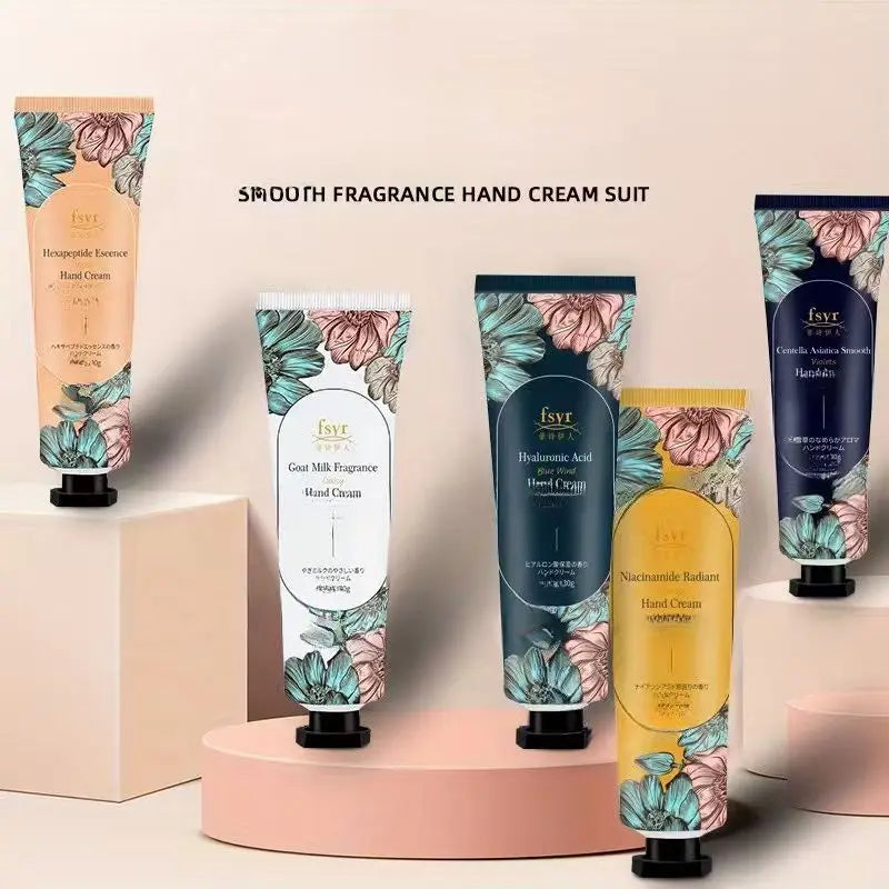 5PCS Fragrant Hand Cream gift box, moisturize and moisturize hands Makeup water gift set. Christmas gift, Valentine's Oasis Select