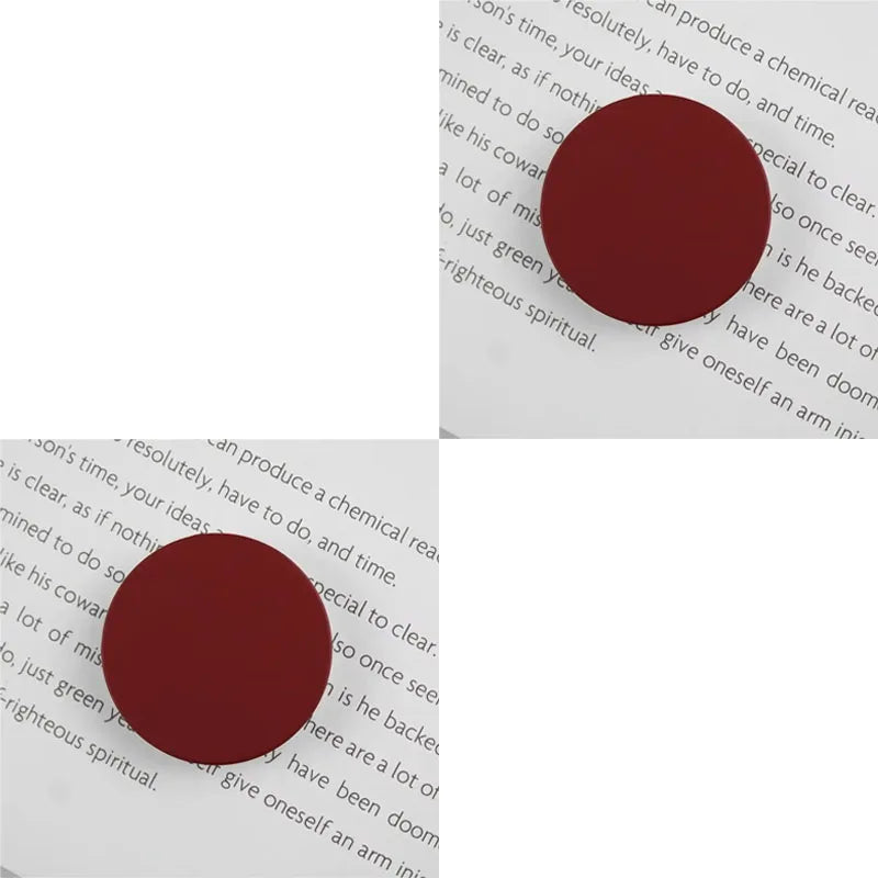 2/4pcs High Quality Phone Talk Grip Stretchable Folding Simple Phone Holder Popular Ins Korean Style Macaron For IPhone Samsung Oasis Select 2pcs red