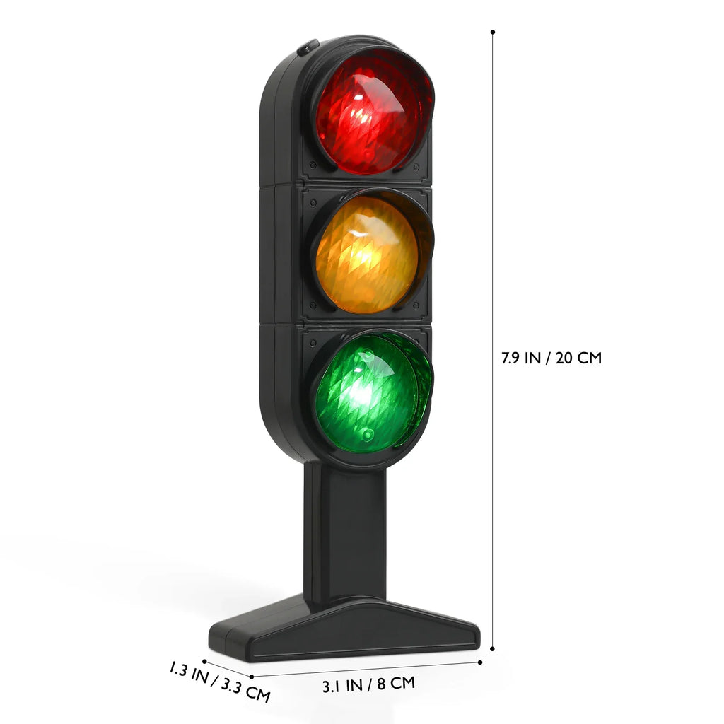 1pc Traffic Light Signs Toy Traffic Light Lamp Base Simulation Road Light Safety Traffic Lamp Home Transportation Ornaments Oasis Select