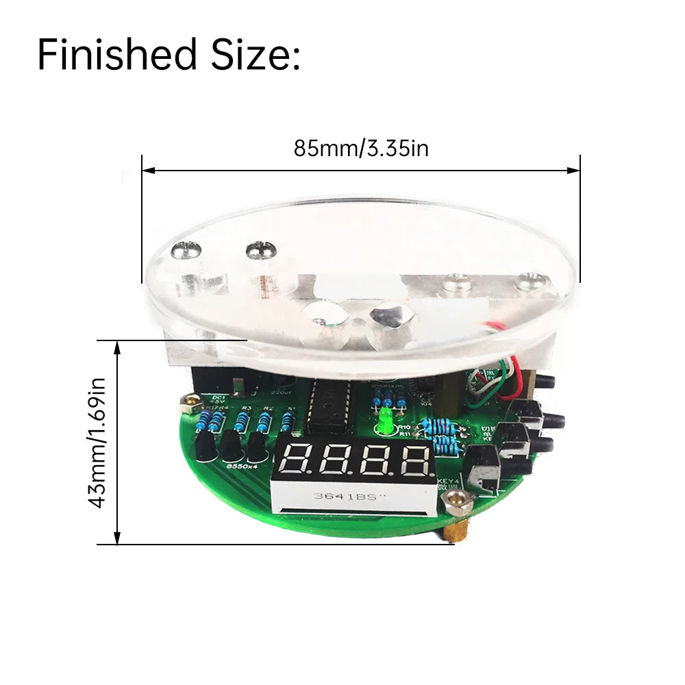 5V Electronic Scale DIY Kit 1KG Weighing Capacity 51 Microcontroller Solder Practice Kit HX711 Chip with Digital Tube Display Oasis Select