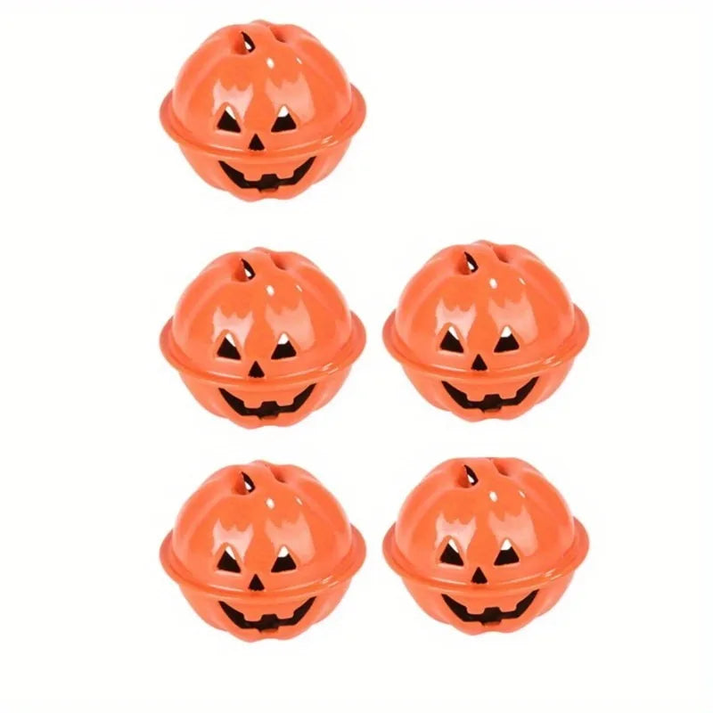 30 pieces of 1.18-inch Halloween bells | Iron scary pumpkin bells, used for Halloween home decoration Oasis Select