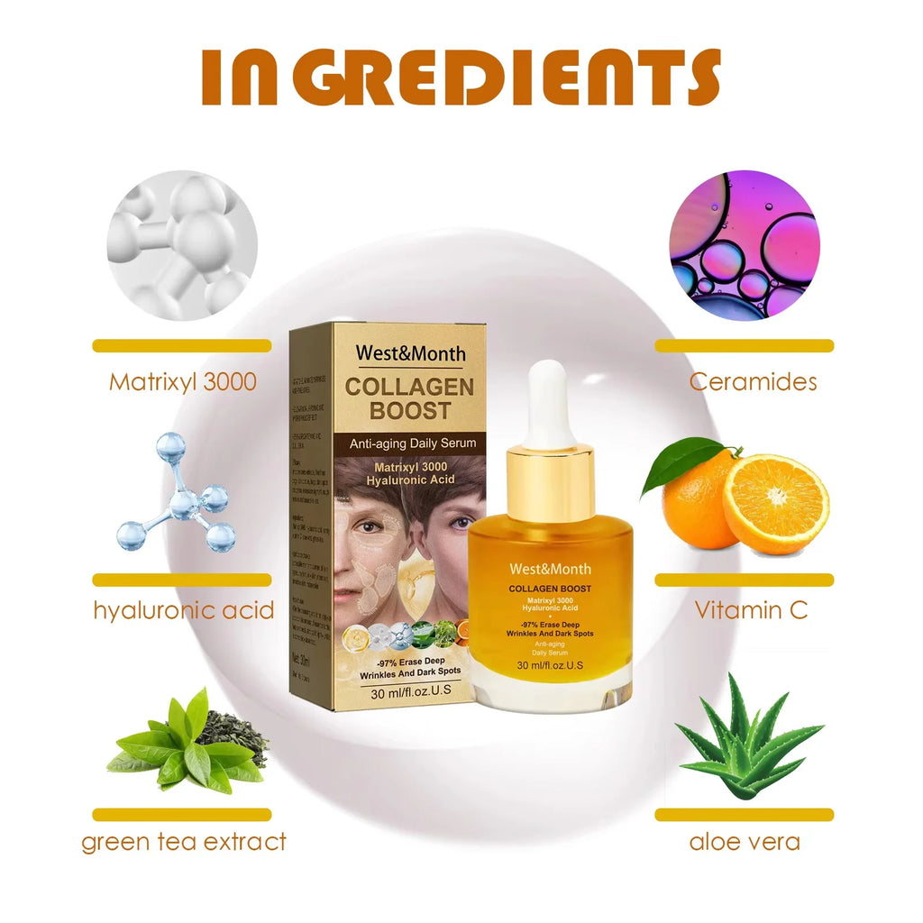 30ml Collagen Face Serum – Brightening, Firming & Hydrating Face Serum Oasis Select