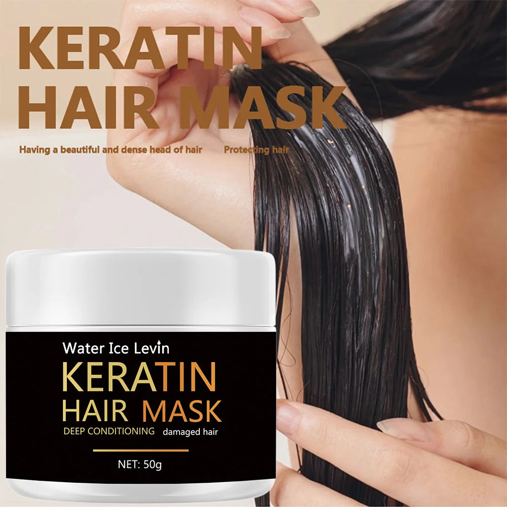 Keratin Hair Mask 5 Seconds Repair Damage Frizzy Hair Mask Damage Hair Mask Treatment Scalp Hair Shiny Hair Care Oasis Select