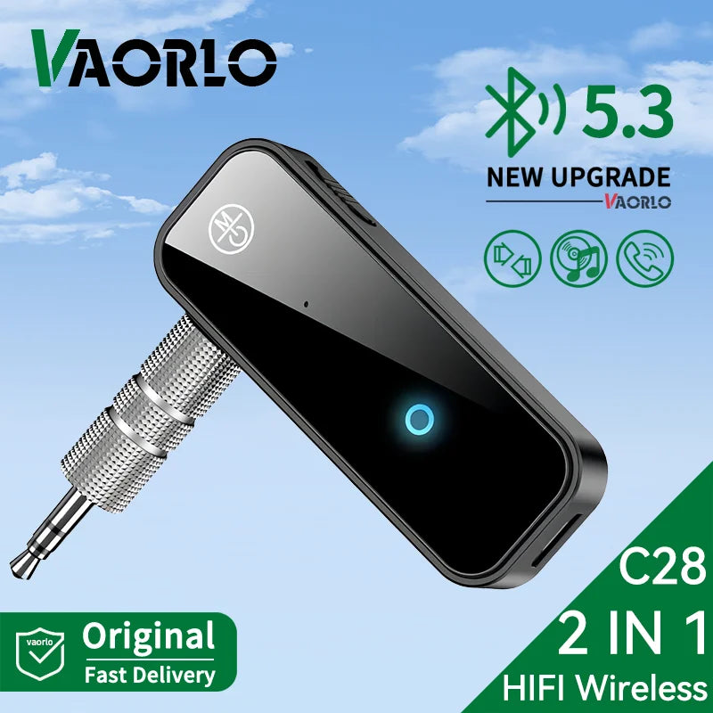 2 IN 1 Bluetooth Audio Receiver Transmitter Hansfree Call 3.5mm AUX Jack USB Dongle Stereo Music Wireless Adapter For TV PC Car Oasis Select