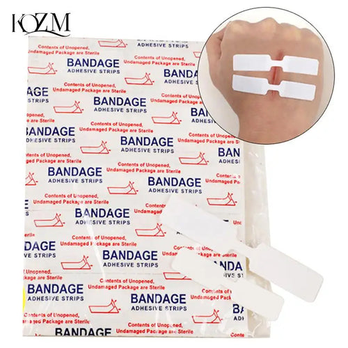 10-Pack Waterproof Butterfly Wound Closure Bandages | First Aid Wound Closure Bandages Oasis Select Default Title