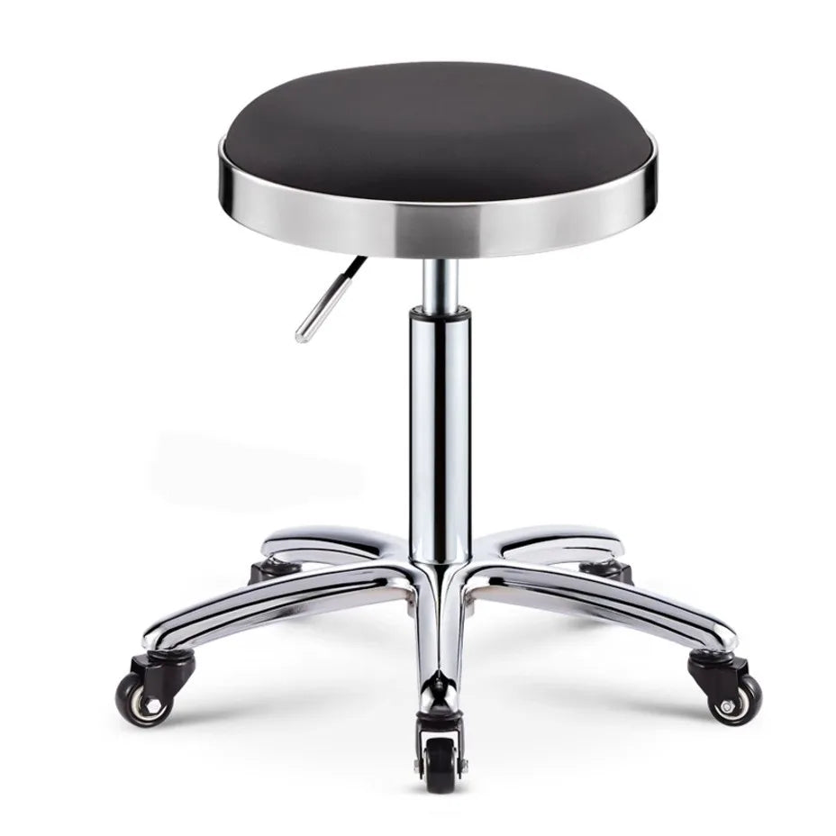 Stainless steel beauty stool pulley stool lifting large work stool hair and nail stool hair cutting chair swivel chair Oasis Select 10