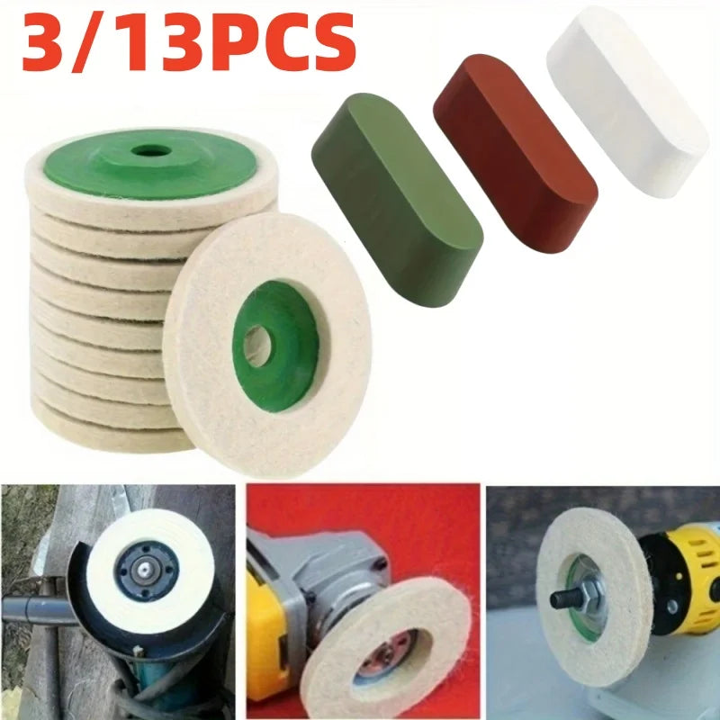Metal Polishing Compound Kit – Steel, Aluminum & Jewelry Buffing Bars Metal Polishing Kit Oasis Select