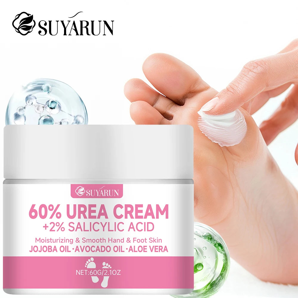 SUYARUN 60% Urea Foot Cream – Callus Remover & Deep Moisturizer Urea Foot Cream Oasis Select