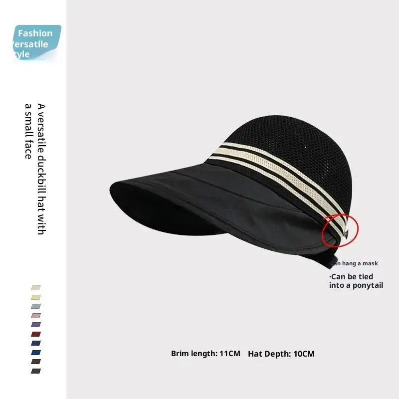 Summer Outdoor Fisherman Hat Women Breathable UV Protection Wide Brim Lightweight Sun Cap for Holiday Camping Oasis Select A one size