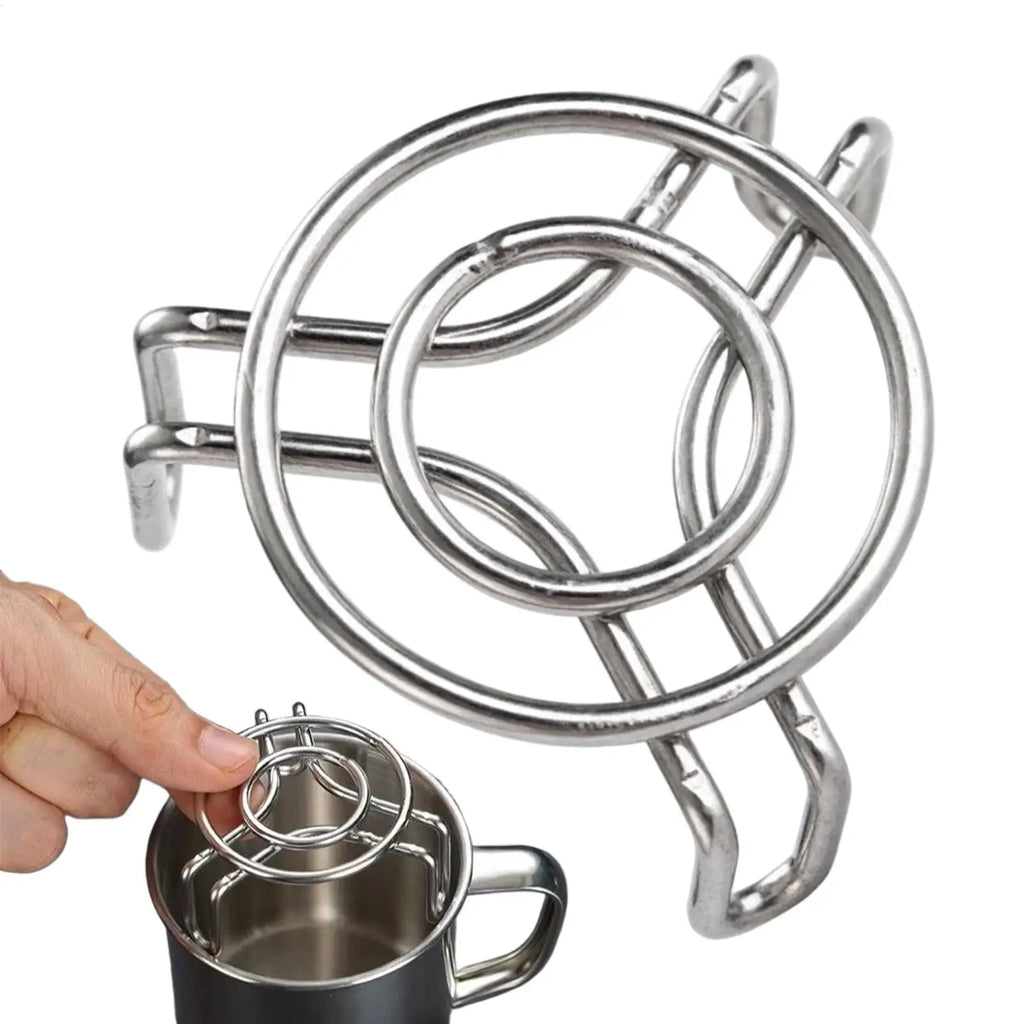 Mini steamer rack multi-functional stainless steel egg steamer rack water-steaming vegetable rack Mini Stainless Steel Cookware Oasis Select