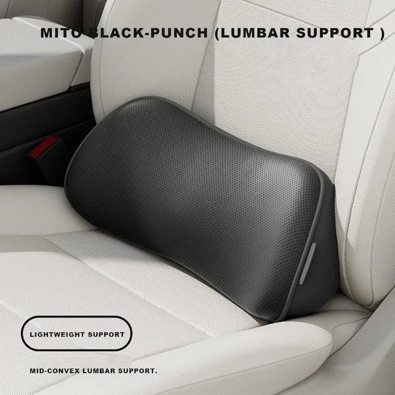 Lumbar Support Car Seat Pillow Memory Foam Breathable Back Protector for Office Chairs and Car Interior Accessories Oasis Select