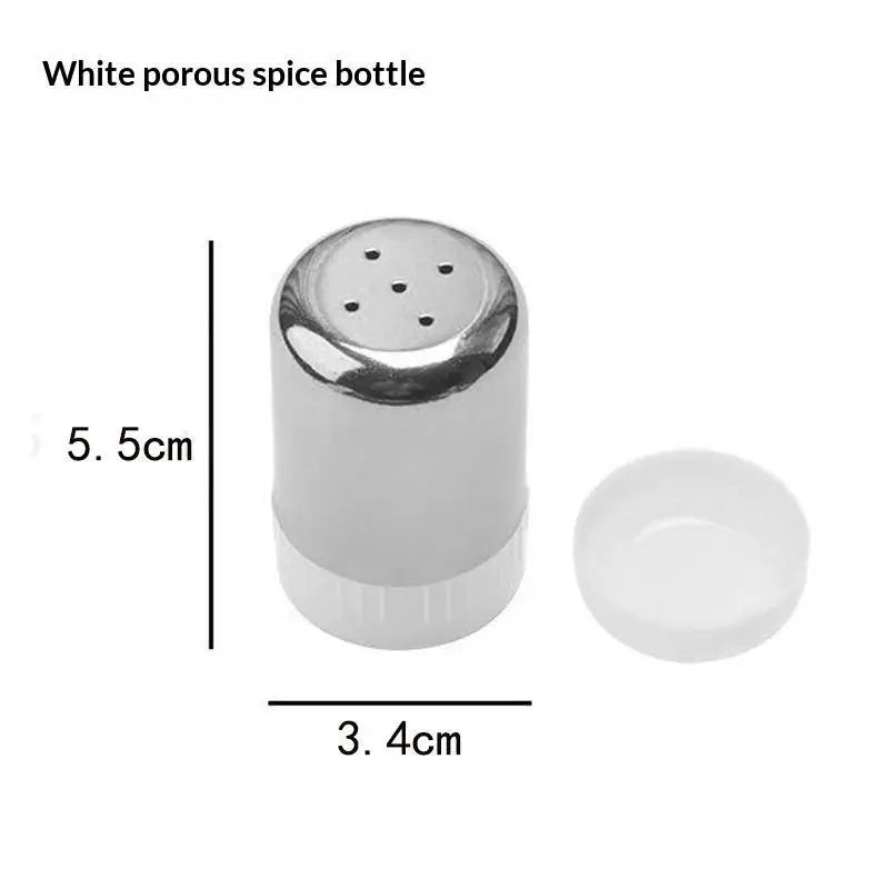 Mini Stainless Steel Salt & Pepper Shaker with Dust Cover